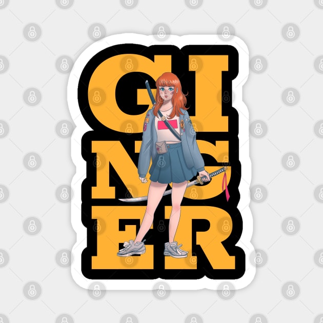 Ginger redhead Magnet by G-DesignerXxX