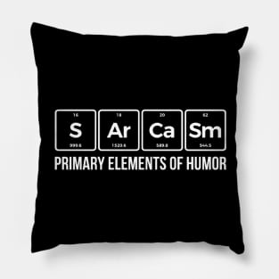 SARCASM WITH PERIODIC TABLE ELEMENTS Pillow