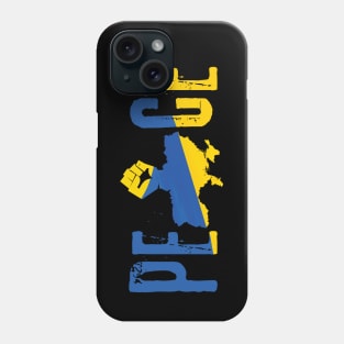 Peace Ukraine Flag Design Phone Case