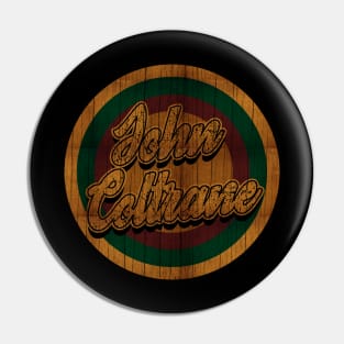 Circle Retro John Coltrane Pin