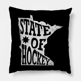 State of Hoceky Minnesota Pillow