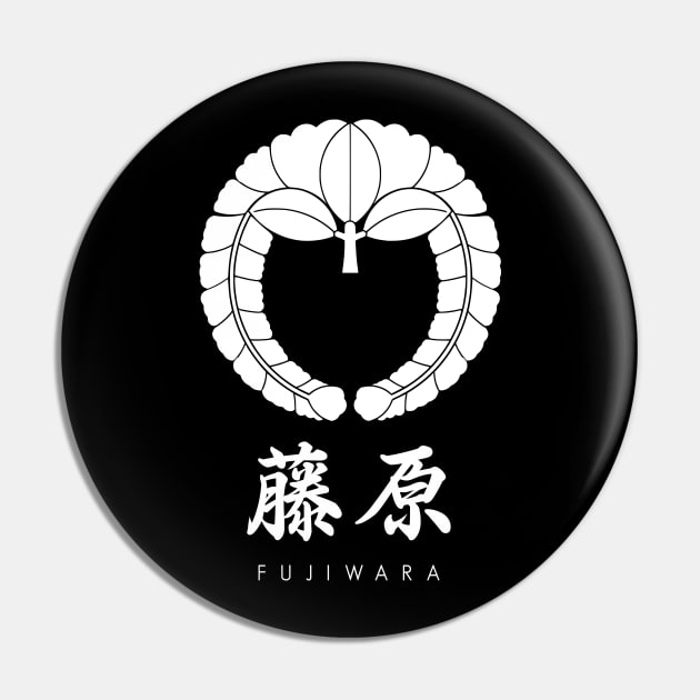 Fujiwara Clan kamon with text Pin by Takeda_Art