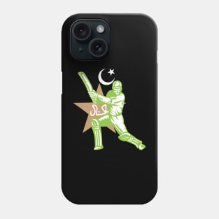 Pakistan Cricket Player Batsman Design Phone Case