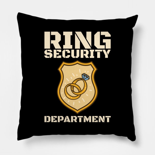 Ring Security Department Pillow by maxcode