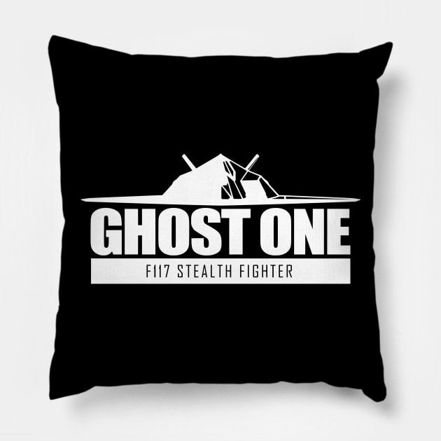 F117 Stealth Fighter - Ghost One Pillow by TCP