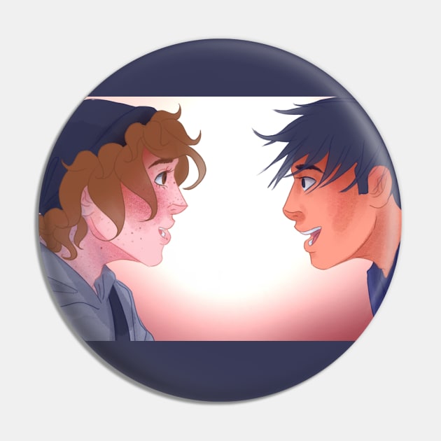 Hayato and Theo - Aiming for the Stars Pin by RiverKai