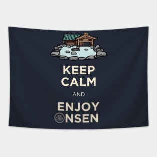 Keep Calm and Enjoy Onsen Tapestry