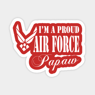 Best Gift for Grandpa - I am a Proud Air Force Papaw Magnet