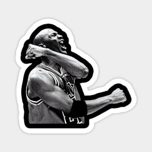 BASKETBALLART -JORDAN BLACK WHITE 10 Magnet