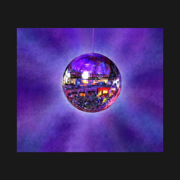 Purple Shades of Disco by Art by Deborah Camp