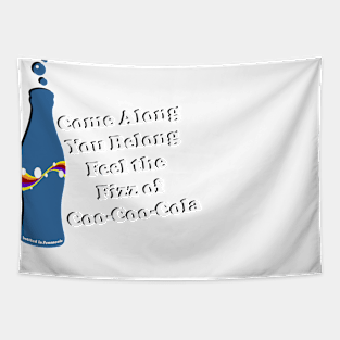 Feel The Fizz of Coo Coo Cola Tapestry