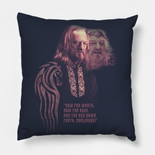 LOTR Théoden King "Forth Eorlingas!" Pillow