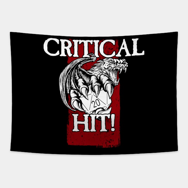 Critical Hit! Tapestry by SimonBreeze