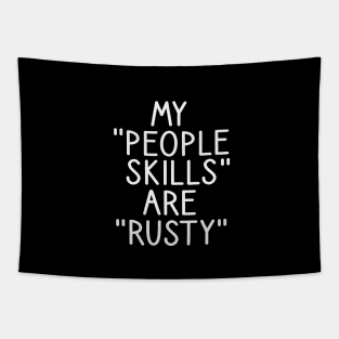 Supernatural Castiel 'People Skills' Tapestry