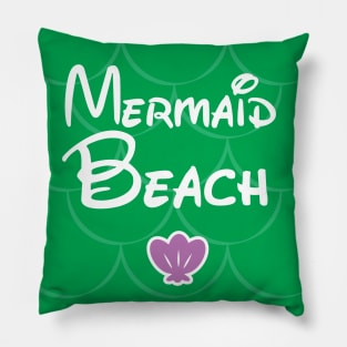 mermaid beach Pillow