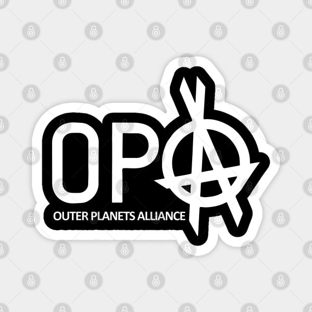 OPA aka Outer Planets Alliance Magnet by HellraiserDesigns