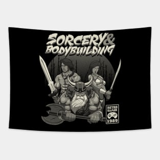 Sorcery & Bodybuilding Tapestry