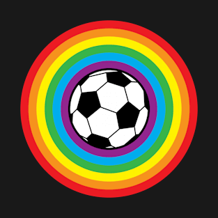 Rainbow Soccer Ball T-Shirt