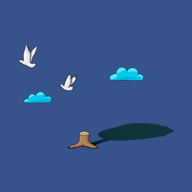 immigration freedom pigeon by Akman