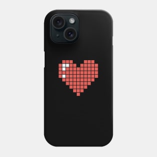 Pixel art heart Phone Case