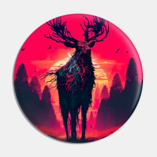 Oh Deer A Wendigo In The Forest Pin