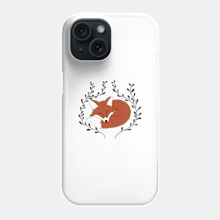 Sleeping fox Phone Case