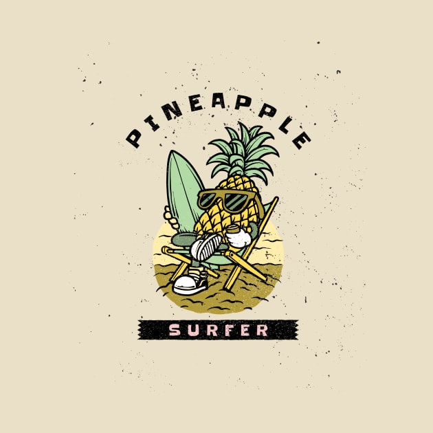 pineapple surfer by Renemo3osow