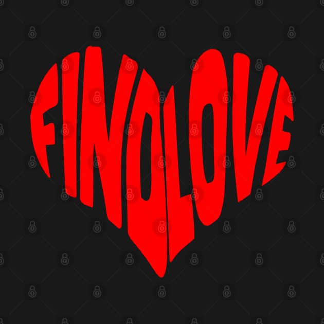 Find Love Heart Shape Positive Emotion Symbol by sBag-Designs