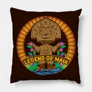 Legend of Maui - Polynesian Tiki Pillow