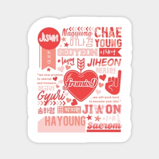 Fromis_9 Collage Magnet