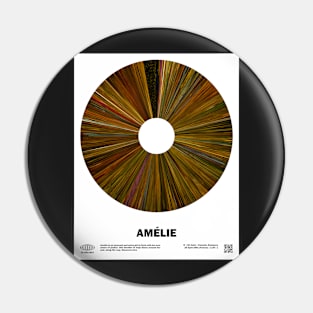 minimal_Amelie Warp Barcode Movie Pin