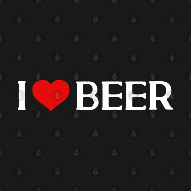 I Heart Beer Gift For Beer Lover by silentboy