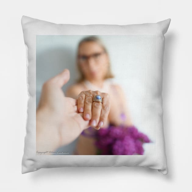 Marry Me! Pillow by FotoStoriesArt