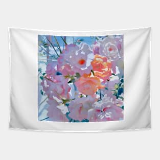 Airy Bouquet in a Window Tapestry