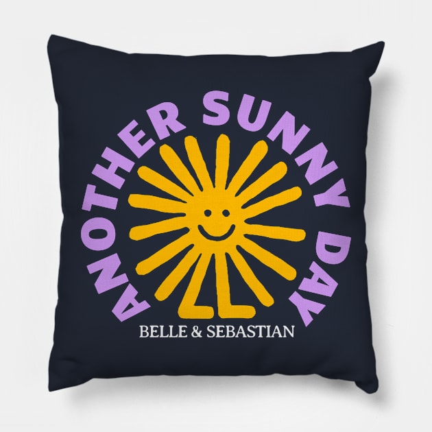 Belle and Sebastian Another Sunny Day Pillow by Moderate Rock