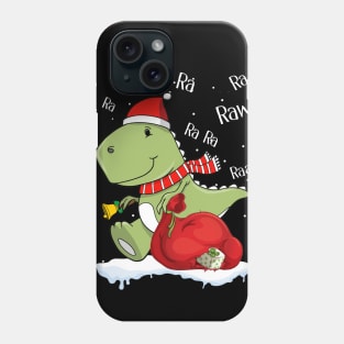 Fa Ra Ra Ra Rawr Tree Rex T-Shirt - Funny Xmas Gift Phone Case