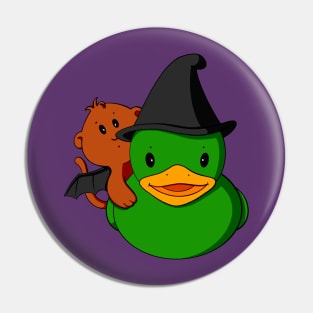 Wicked Witch Rubber Duck Pin