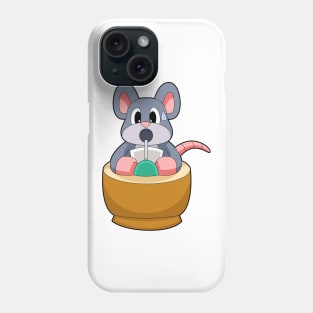 Mouse Secretary Beverage Phone Case