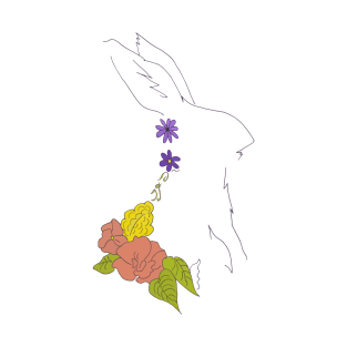 flower bunny T-Shirt