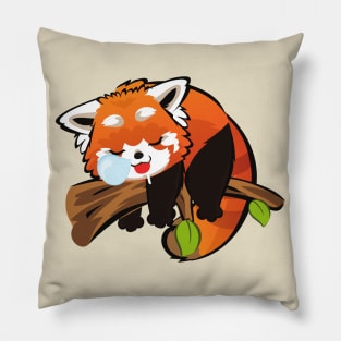 Sleeping Baby Red Panda Pillow