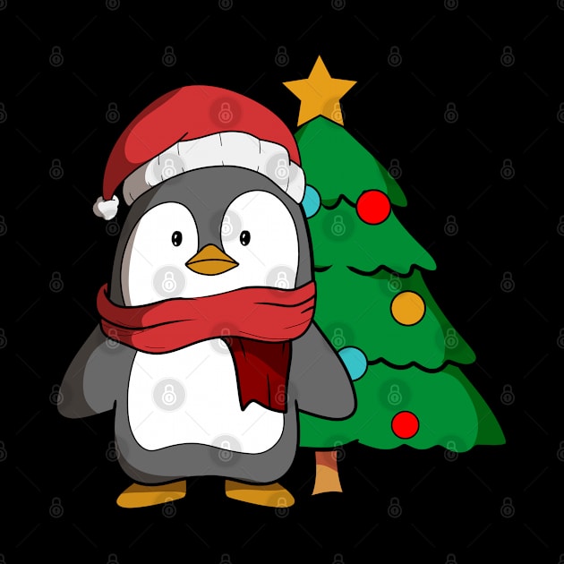 Penguin Santa Hat Christmas by TheBeardComic