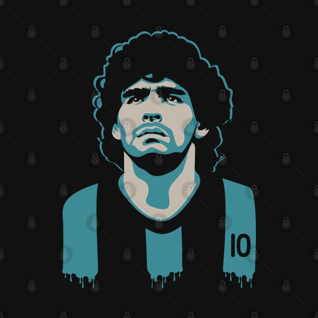 Diego Maradona by StripTees