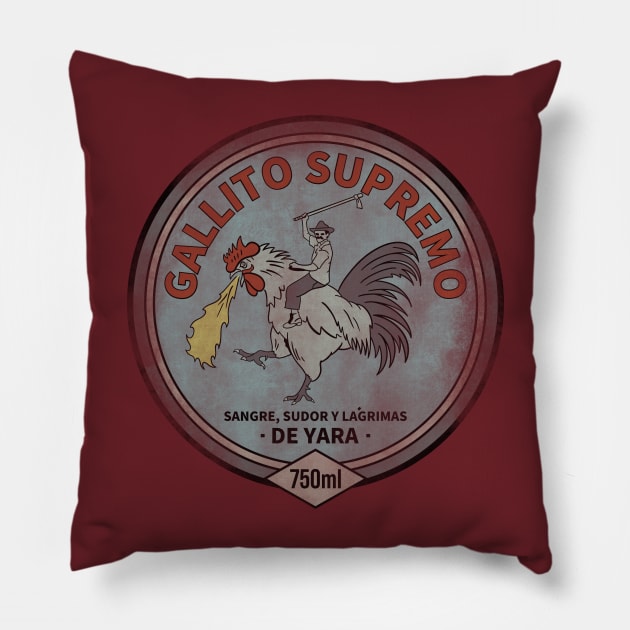 Gallito Supremo - farcry 6 Pillow by Realthereds