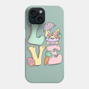 Love Easter Bunny Eggs Cute Colorful Holiday 2024 Phone Case