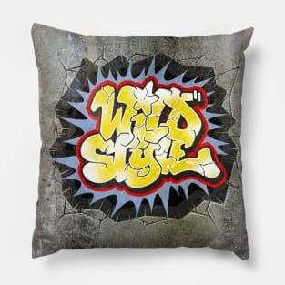 Wildstyle graffiti tribute Pillow