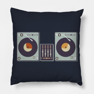 Little Vinyl Bot Chops Pillow