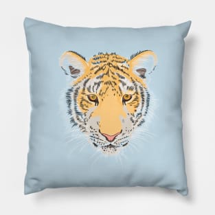 Serious amur tiger Pillow