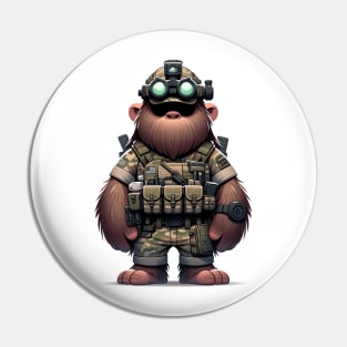 Tactical Sasquatch Pin