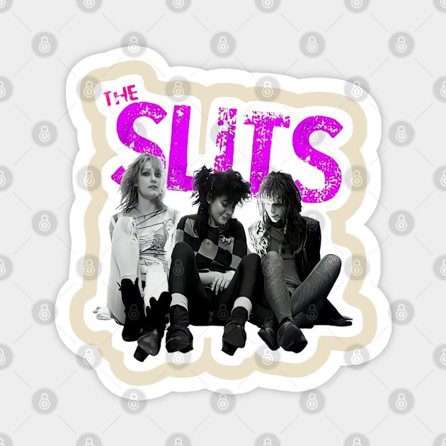 the slits Magnet by cute baby dogs