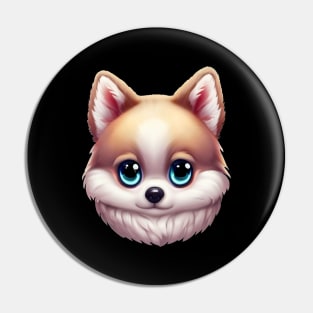 Furrific Pomsky Pin